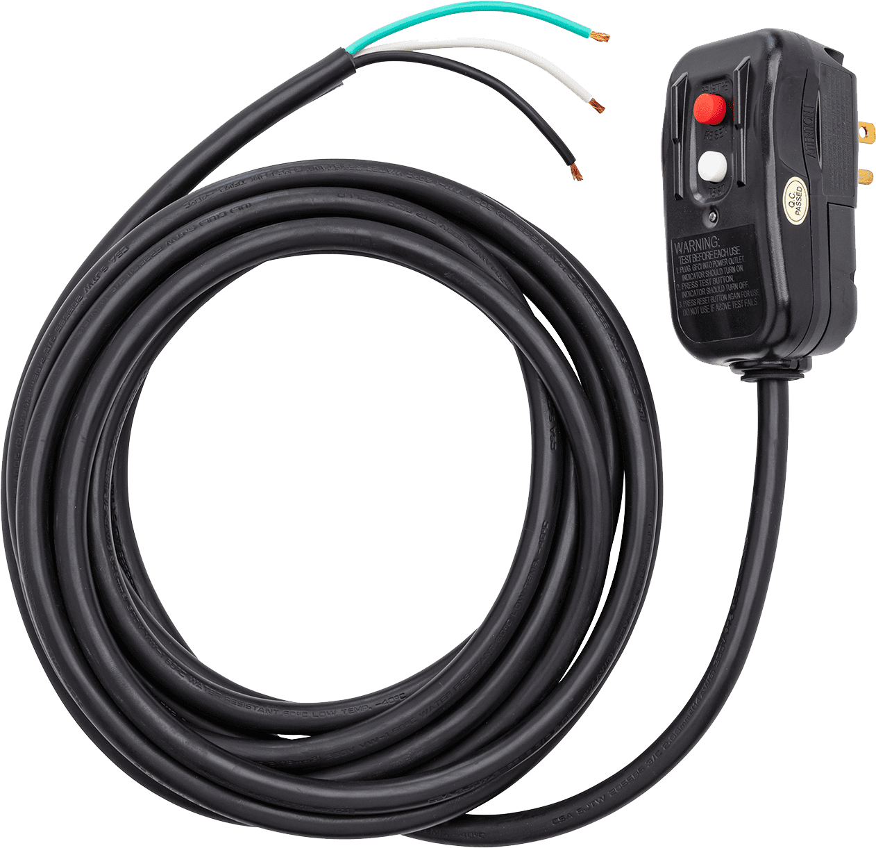 GFCI safety extension cord